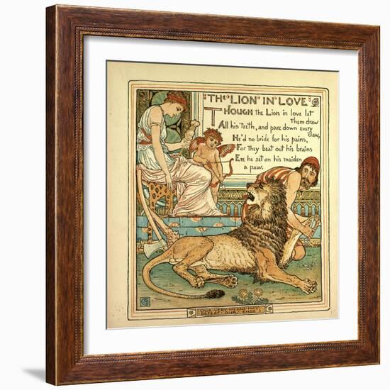 The Lion in Love-null-Framed Giclee Print