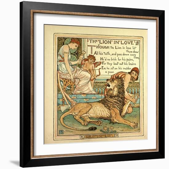 The Lion in Love-null-Framed Giclee Print