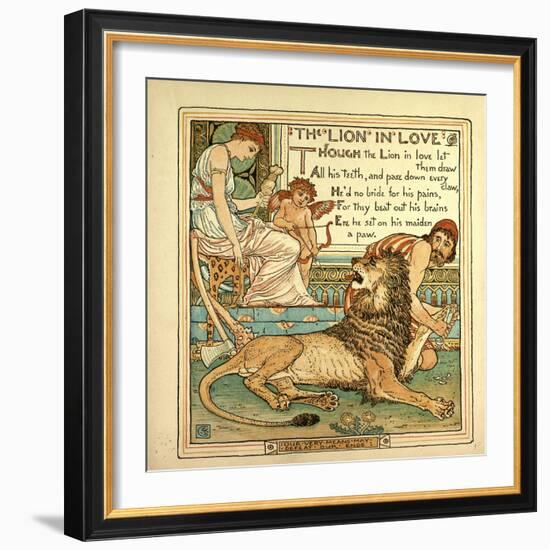 The Lion in Love-null-Framed Giclee Print