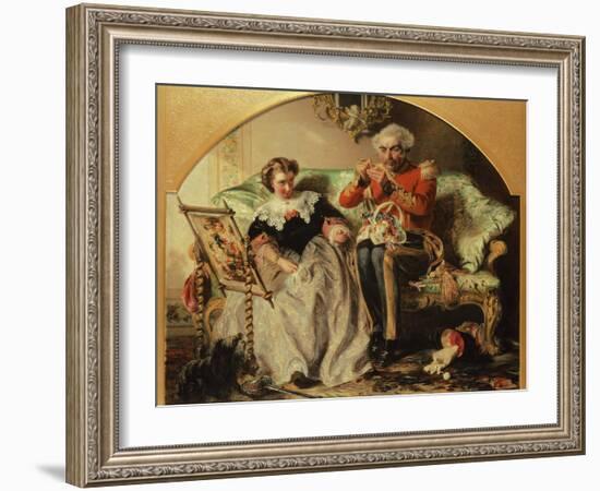 The Lion in Love-Abraham Solomon-Framed Giclee Print