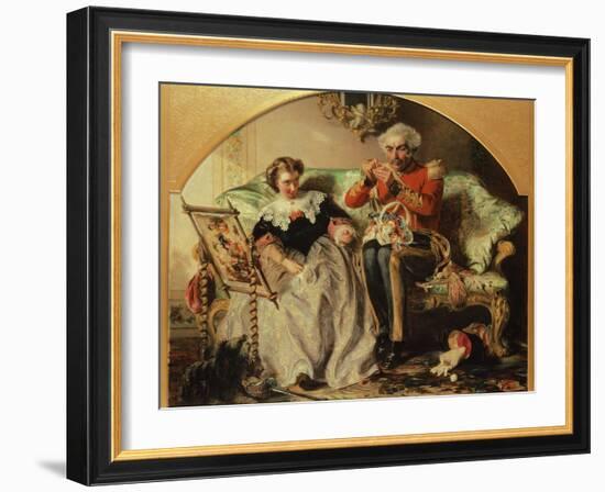 The Lion in Love-Abraham Solomon-Framed Giclee Print