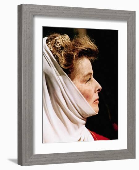 The Lion In Winter, Katharine Hepburn As Eleanor Of Aquitaine, 1968-null-Framed Photo