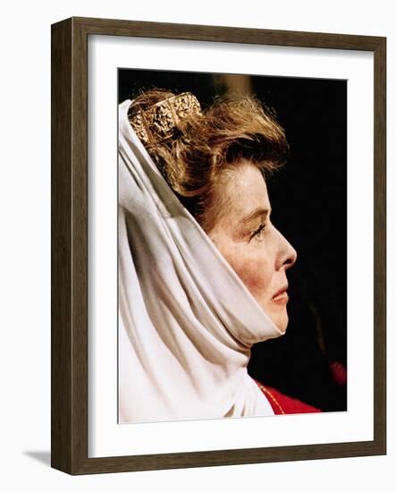 The Lion In Winter, Katharine Hepburn As Eleanor Of Aquitaine, 1968-null-Framed Photo