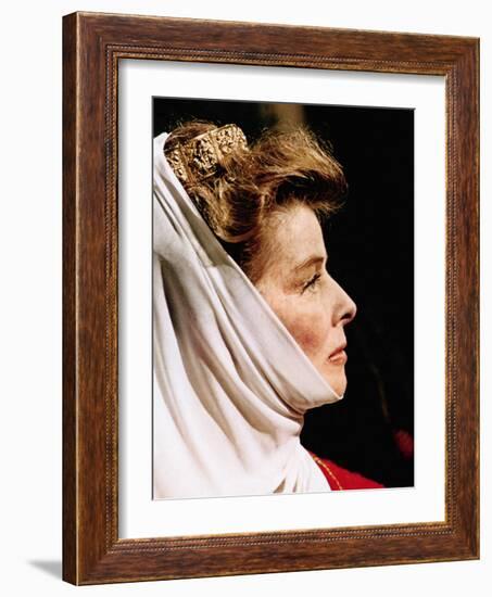 The Lion In Winter, Katharine Hepburn As Eleanor Of Aquitaine, 1968-null-Framed Photo