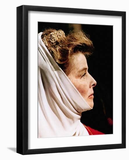 The Lion In Winter, Katharine Hepburn As Eleanor Of Aquitaine, 1968-null-Framed Photo