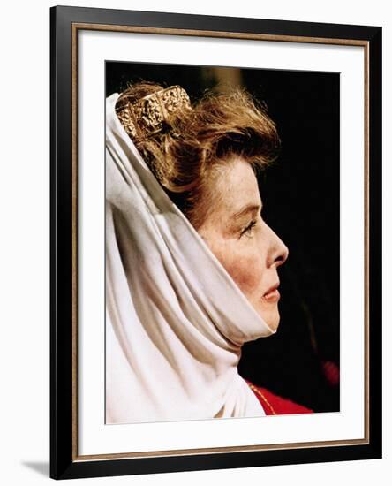 The Lion In Winter, Katharine Hepburn As Eleanor Of Aquitaine, 1968-null-Framed Photo