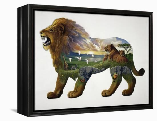 The Lion King-John Van Straalen-Framed Premier Image Canvas