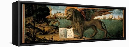 The Lion of St Mark-Vittore Carpaccio-Framed Premier Image Canvas