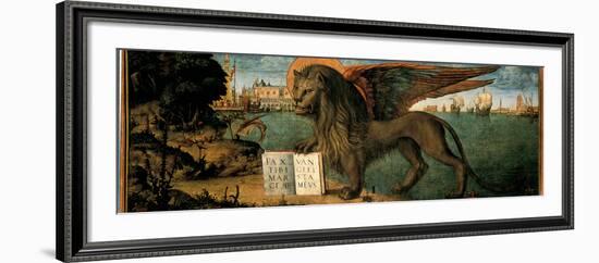 The Lion of St Mark-Vittore Carpaccio-Framed Photographic Print