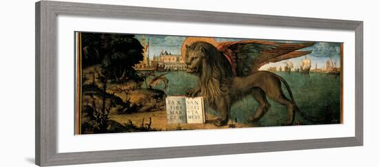 The Lion of St Mark-Vittore Carpaccio-Framed Photographic Print