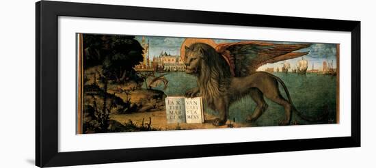 The Lion of St Mark-Vittore Carpaccio-Framed Photographic Print