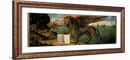 The Lion of St Mark-Vittore Carpaccio-Framed Photographic Print