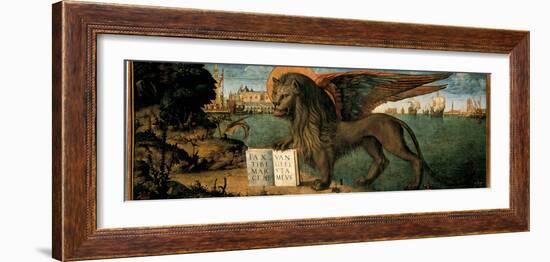 The Lion of St Mark-Vittore Carpaccio-Framed Photographic Print