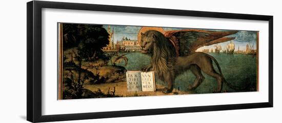 The Lion of St Mark-Vittore Carpaccio-Framed Photographic Print