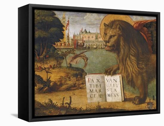 The Lion of St Mark-Vittore Carpaccio-Framed Premier Image Canvas