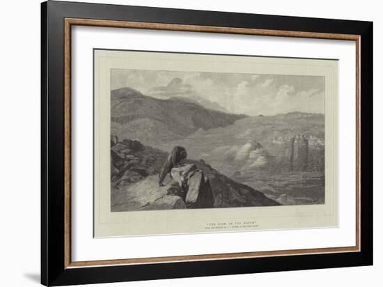 The Lion on the Watch-Jean Leon Gerome-Framed Giclee Print