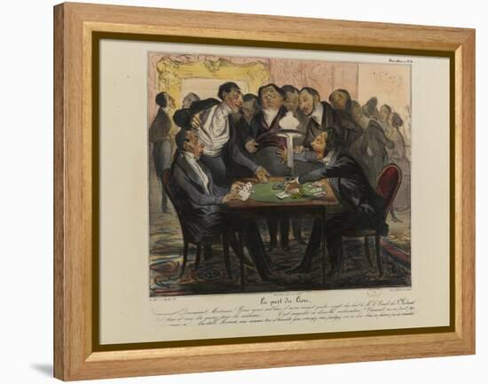 The Lion's Share-Honore Daumier-Framed Premier Image Canvas