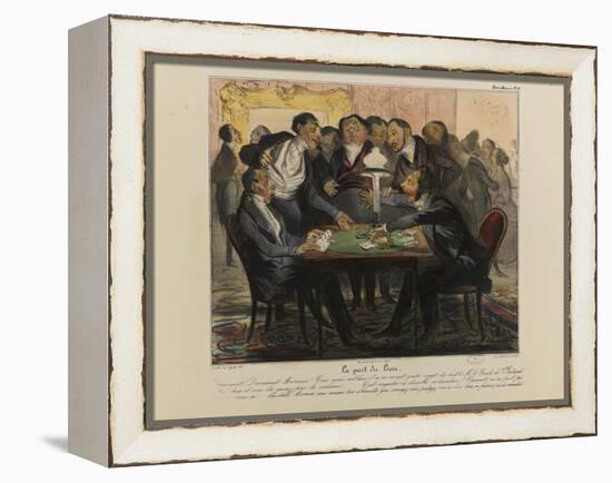 The Lion's Share-Honore Daumier-Framed Premier Image Canvas