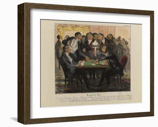 The Lion's Share-Honore Daumier-Framed Giclee Print
