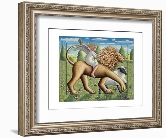 The Lion, the Lamb and the Angel, 2007-PJ Crook-Framed Premium Giclee Print