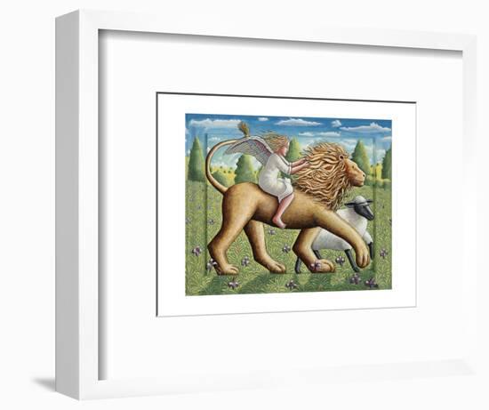 The Lion, the Lamb and the Angel, 2007-PJ Crook-Framed Premium Giclee Print