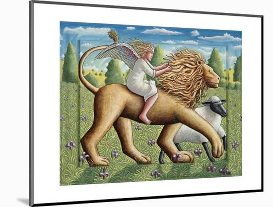 The Lion, the Lamb and the Angel, 2007-PJ Crook-Mounted Premium Giclee Print