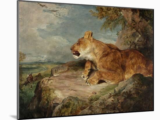 The Lioness, C.1824-27-John Frederick Lewis-Mounted Giclee Print