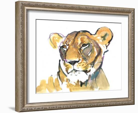 The Lioness-Mark Adlington-Framed Giclee Print