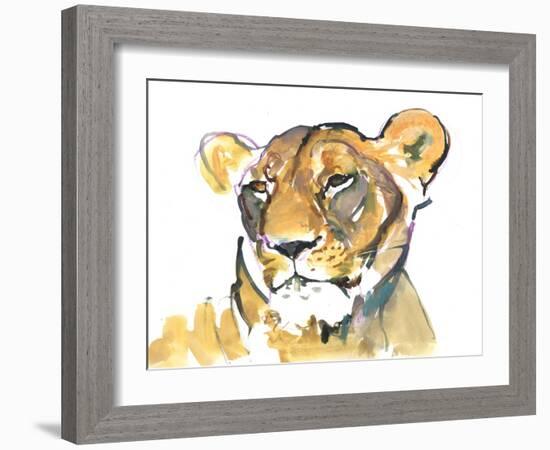 The Lioness-Mark Adlington-Framed Giclee Print