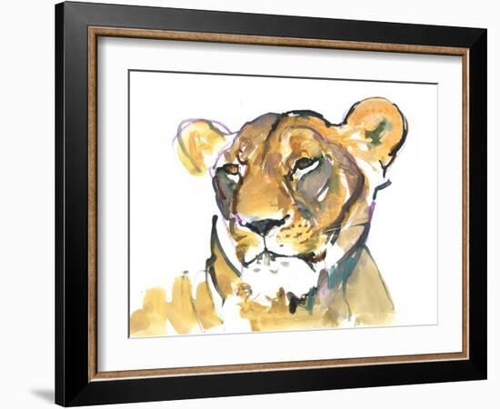 The Lioness-Mark Adlington-Framed Giclee Print