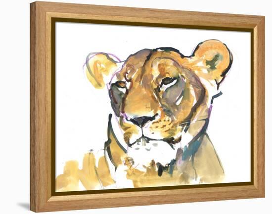 The Lioness-Mark Adlington-Framed Premier Image Canvas