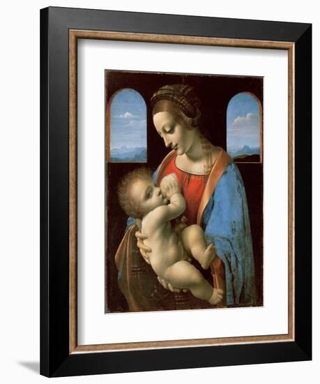 The Litta Madonna, c.1490-Leonardo Da Vinci-Framed Giclee Print