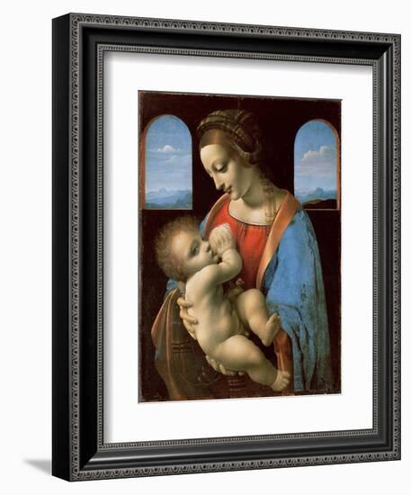 The Litta Madonna, c.1490-Leonardo Da Vinci-Framed Giclee Print