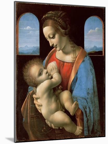 The Litta Madonna, c.1490-Leonardo Da Vinci-Mounted Giclee Print