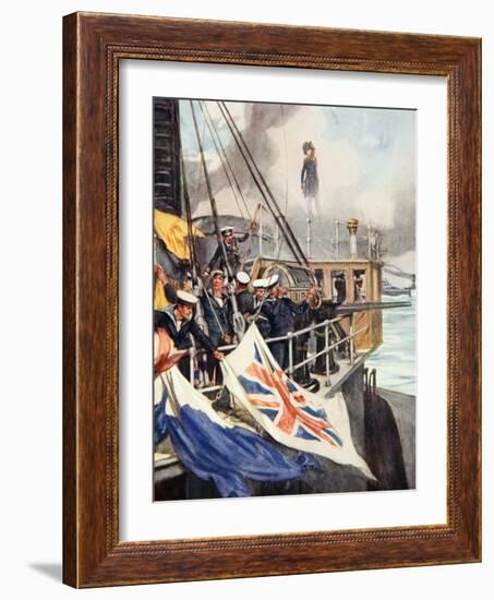 The Little Admiral, Illustration from 'Drake's Drum and Other Songs of the Sea' by Henry Newbolt (1-Arthur David McCormick-Framed Giclee Print