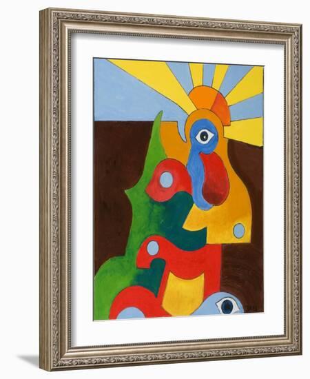 The Little Baby-Cock, 2009-Jan Groneberg-Framed Giclee Print