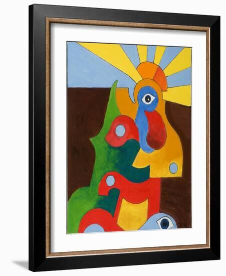 The Little Baby-Cock, 2009-Jan Groneberg-Framed Giclee Print