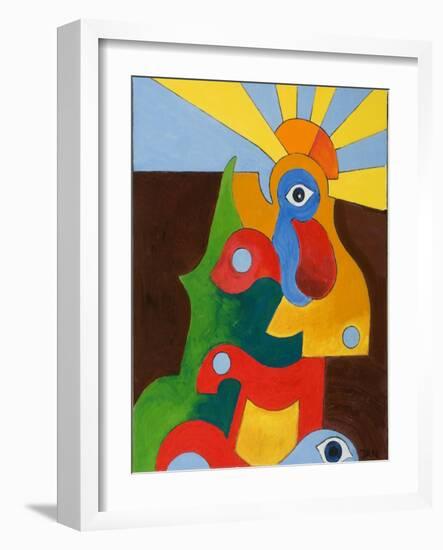 The Little Baby-Cock, 2009-Jan Groneberg-Framed Giclee Print