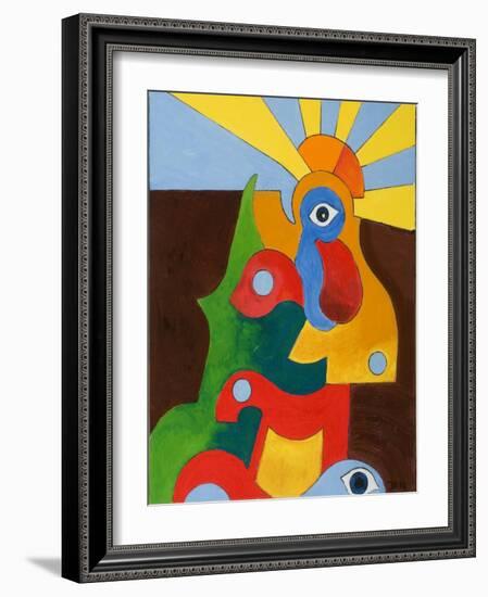 The Little Baby-Cock, 2009-Jan Groneberg-Framed Giclee Print