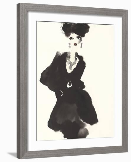 The Little Black Jacket-Bridget Davies-Framed Giclee Print