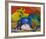 The Little Blue Horse, 1912-Franz Marc-Framed Art Print