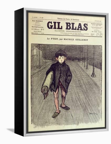 The Little Boy, from 'Gil Blas', 1897 (Colour Litho)-Théophile Alexandre Steinlen-Framed Premier Image Canvas