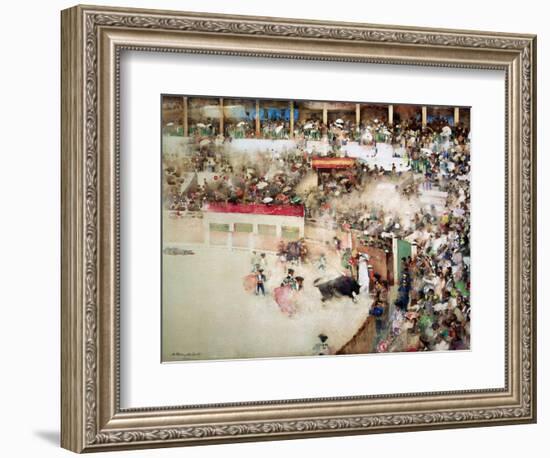 The Little Bull Fight: "Bravo Toro"-Arthur Melville-Framed Giclee Print