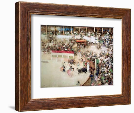 The Little Bull Fight: "Bravo Toro"-Arthur Melville-Framed Giclee Print