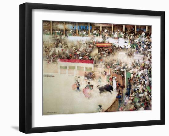 The Little Bull Fight: "Bravo Toro"-Arthur Melville-Framed Giclee Print