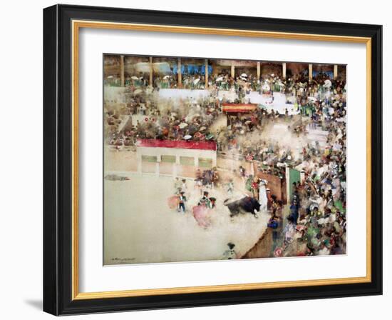 The Little Bull Fight: "Bravo Toro"-Arthur Melville-Framed Giclee Print