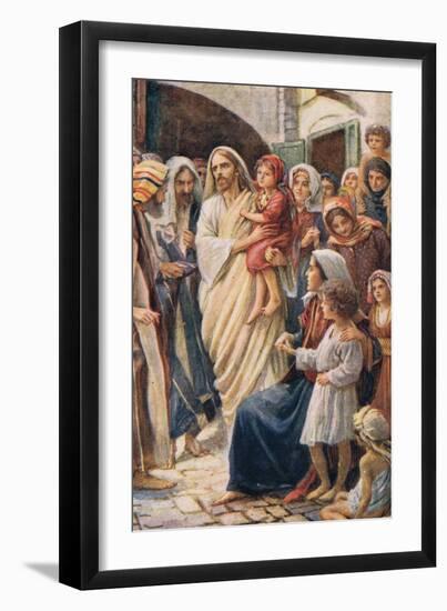 The Little Children-Harold Copping-Framed Giclee Print