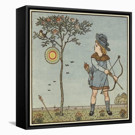 The Little Cock Sparrow-Walter Crane-Framed Premier Image Canvas