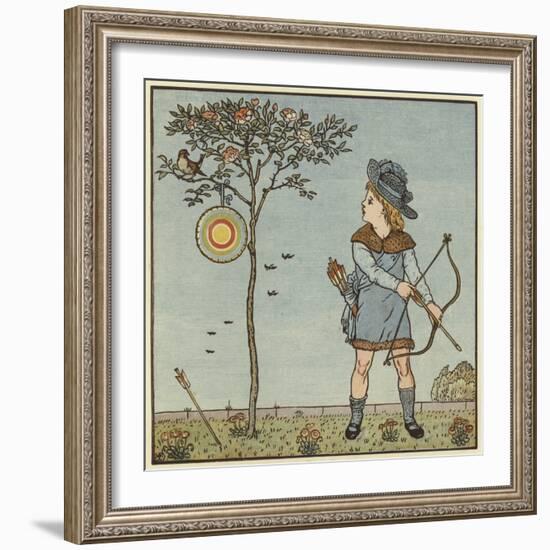 The Little Cock Sparrow-Walter Crane-Framed Giclee Print