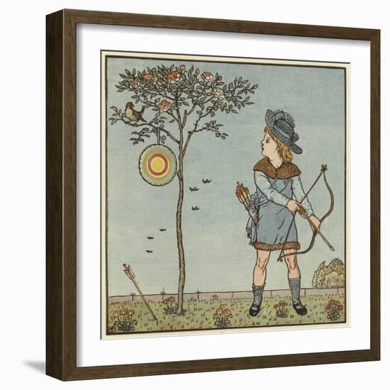 The Little Cock Sparrow-Walter Crane-Framed Giclee Print